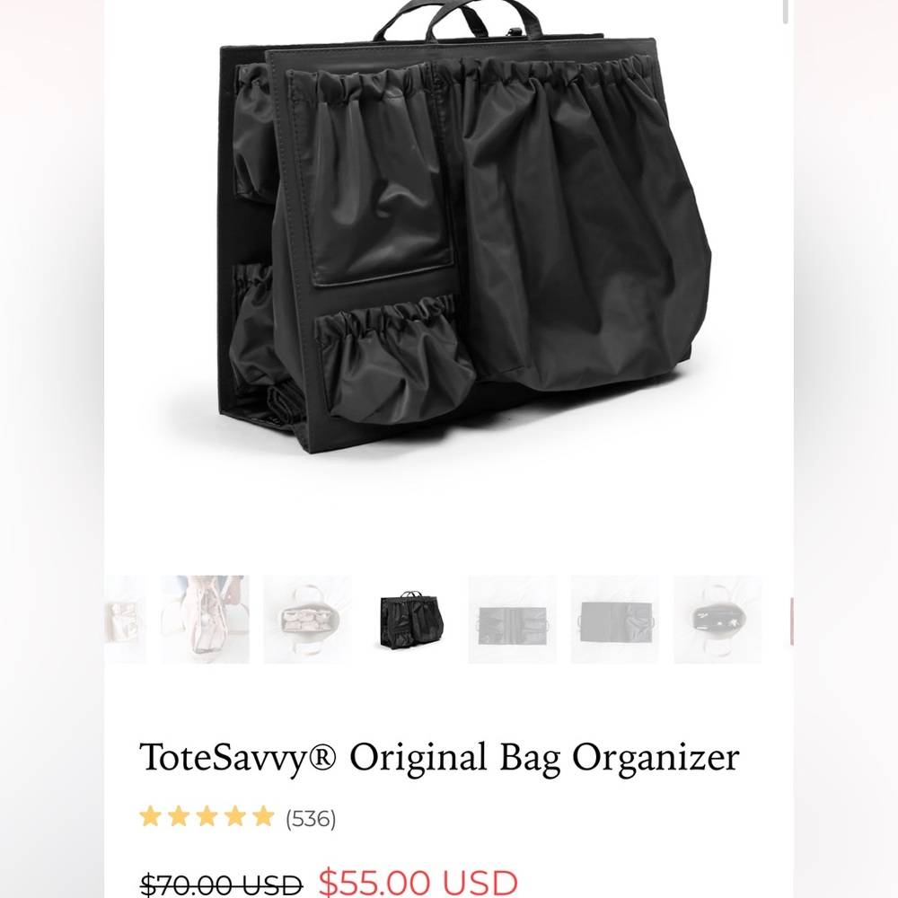 ToteSavvy large insert in black